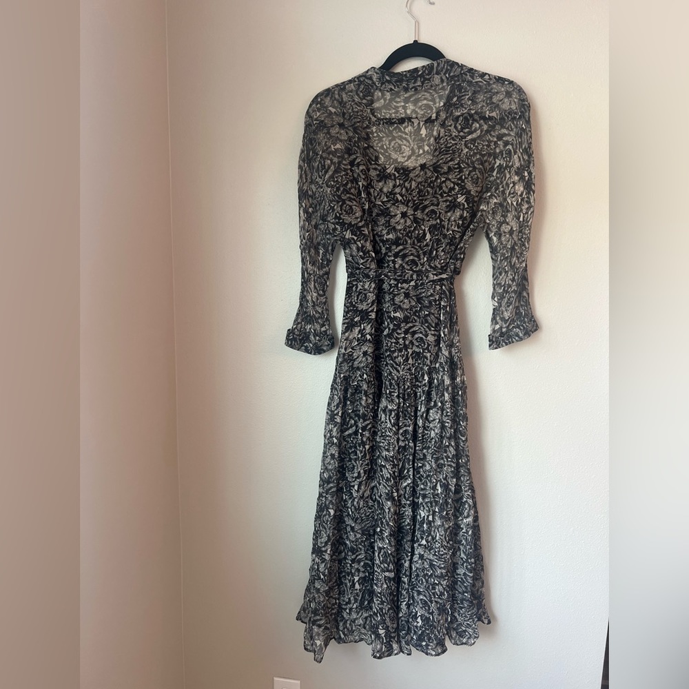 All Saints ELEY ROSEY DRESS Size 6 - Picture 8 of 8